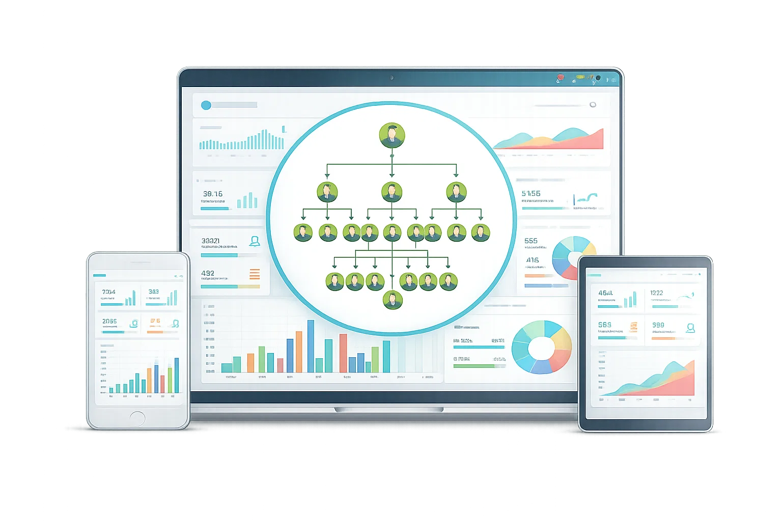MLM Software Dashboard